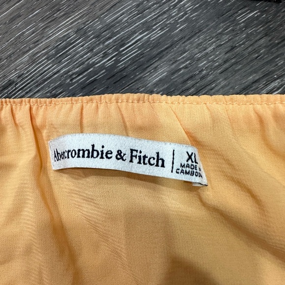 Abercrombie & Fitch Womens Floral Bird Wrap Maxi Skirt Yellow XL - Picture 4 of 8